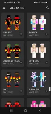 Skins for Minecraft 2 android App screenshot 11