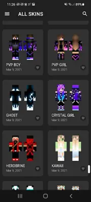 Skins for Minecraft 2 android App screenshot 5